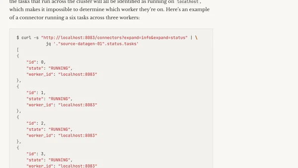 Common mistakes made when configuring multiple Kafka Connect workers