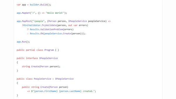 How to test ASP.NET Core Minimal APIs