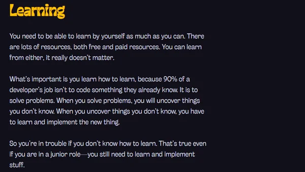 Job search protip—don't look for a junior position