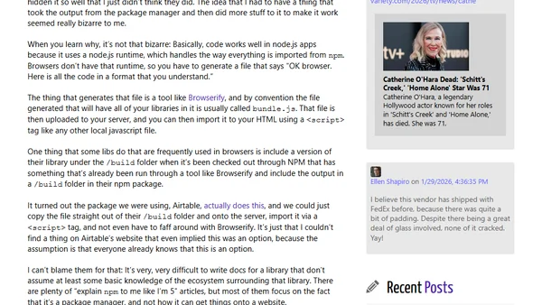 How Browserify Lets You Use NPM Packages In Simple Websites
