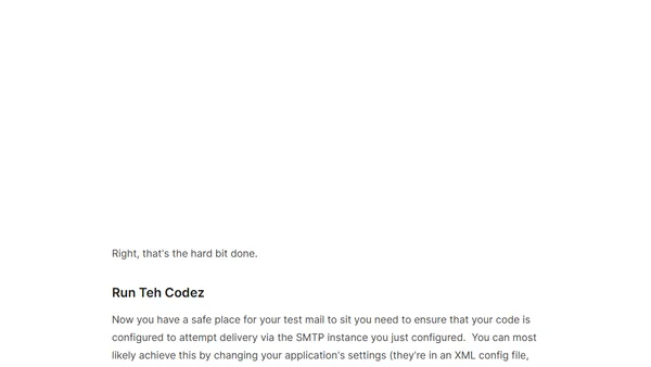 Safely Testing .NET Code That Does Email Delivery
