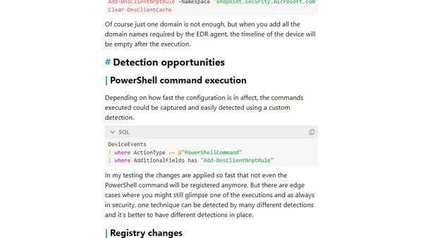 EDR Silencers and Beyond: Exploring Methods to Block EDR Communication - Part 1