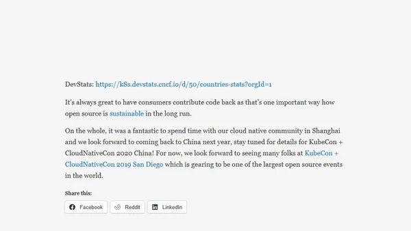KubeCon Shanghai 2019: Cloud Native at China Scale