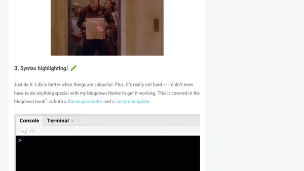 R-blog 📝 tips from an inveterate tweeter thereof