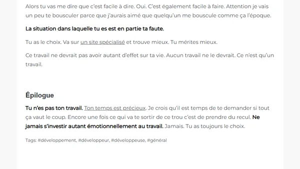 Le projet qui m’a fait sombrer en burnout