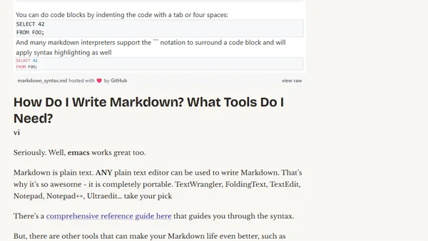 What is Markdown, and Why is it Awesome?