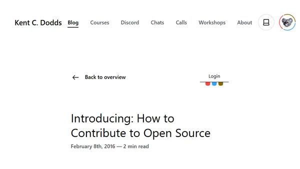 Introducing: How to Contribute to Open Source