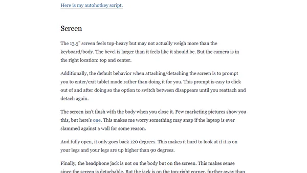 Reviewing the Surface Book 2