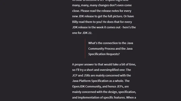 How to Read a JDK Enhancement Proposal - Inside Java Newscast #74