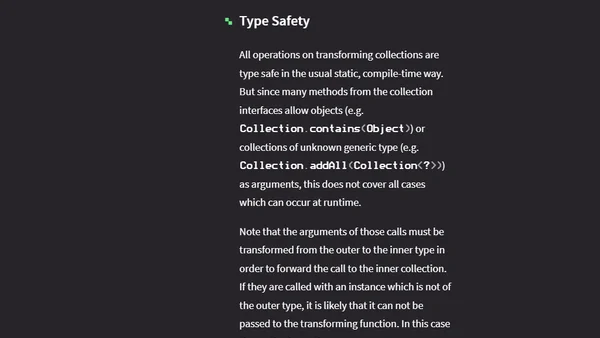 Transforming Collections