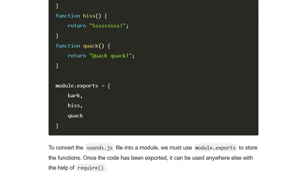 Using Modules in Node.js