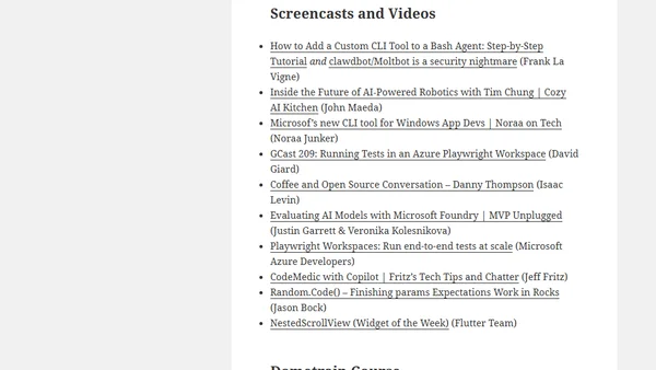 Dew Drop – January 28, 2026 (#4592)