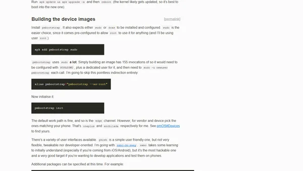 Installing postmarketOS on a OnePlus 6 with an encrypted filesystem