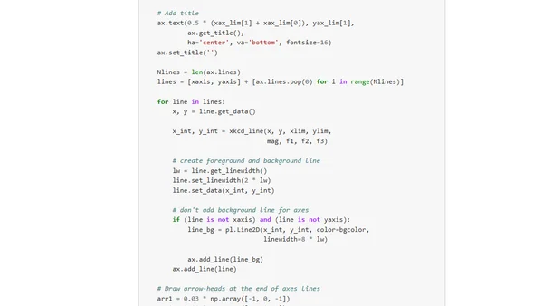 XKCD-style plots in Matplotlib