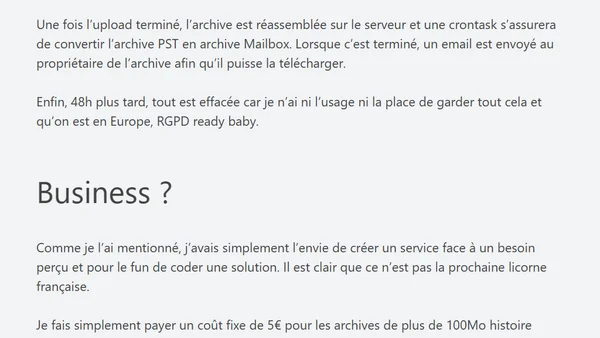 PSTconverter: convertir les archives Exchange/Outlook