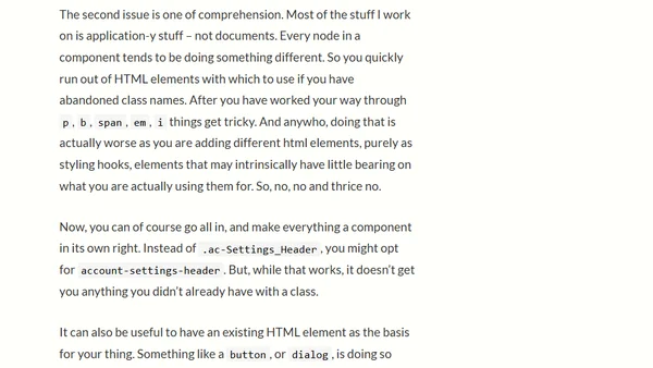 A CSS class-naming convention might still be your best choice