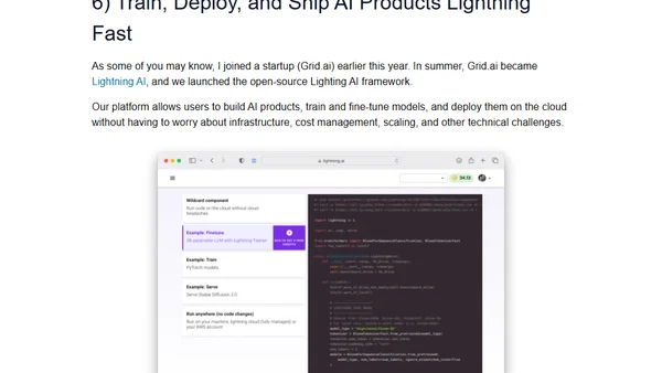 Open Source Highlights 2022 for Machine Learning & AI