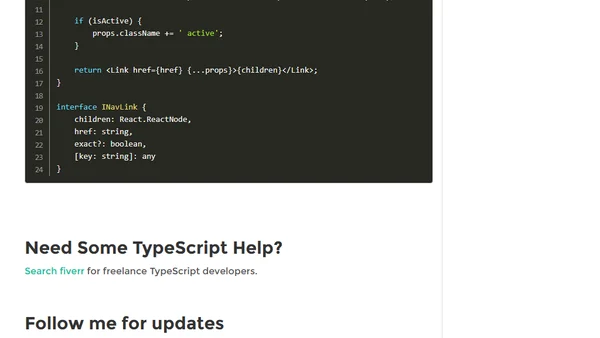 TypeScript - Set type on ...rest (spread) parameter in destructured object with TS interface