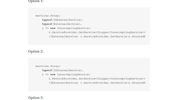 ASP.NET, registration of a proxy-decorator service in ServiceCollection