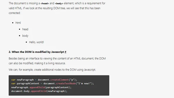 What, exactly, is the DOM?