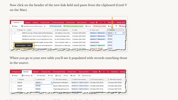 Customising the fields shown in Airtable's Calendar .ics export