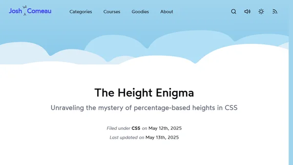 The Height Enigma