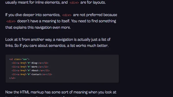 How to structure HTML for an actual website (Part 2)