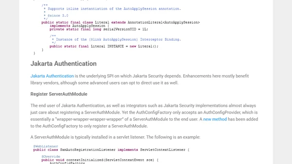 What’s new in Jakarta Security 3?