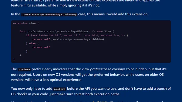 SwiftUI Prefers Semantics