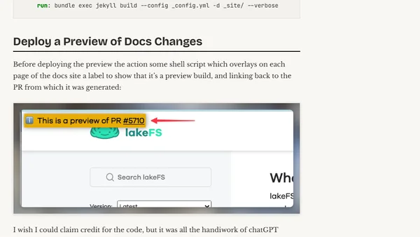 Building Better Docs - Automating Jekyll Builds and Link Checking for PRs