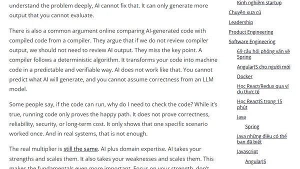 The Illusion of Output