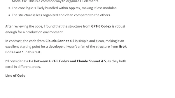 Testing Claude Sonnet 4.5, GPT-5 Codex, and Grok Code Fast 1 in Cursor: Which model fits best for development?