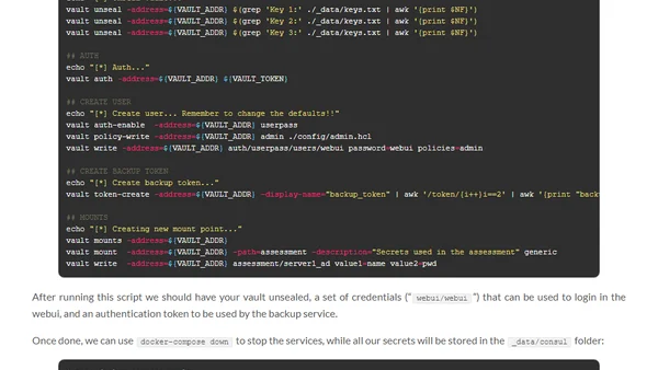 Docker + Consul + Vault: A Practical Guide