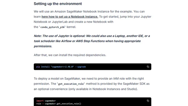 Deploy BigScience T0_3B to AWS and Amazon SageMaker