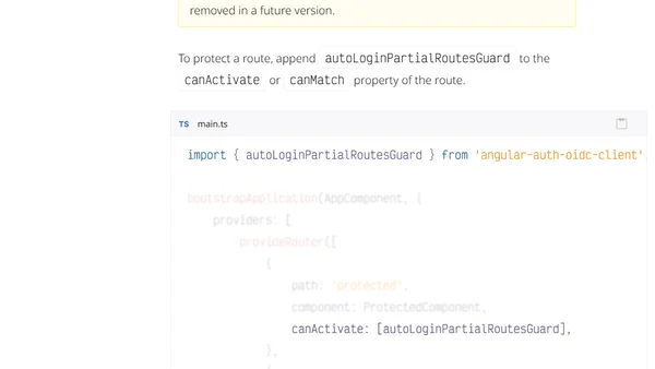 Configuring angular-auth-oidc-client with the new functional APIs