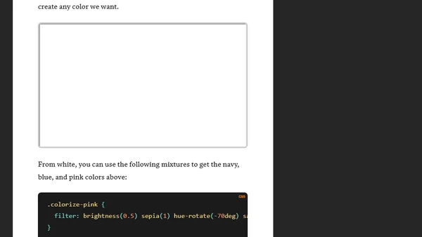 Solved With CSS! Colorizing SVG Backgrounds