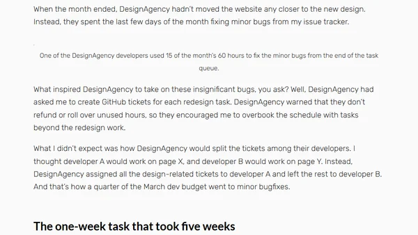 I Regret My $46k Website Redesign