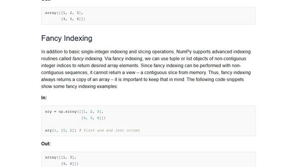 Scientific Computing in Python: Introduction to NumPy and Matplotlib