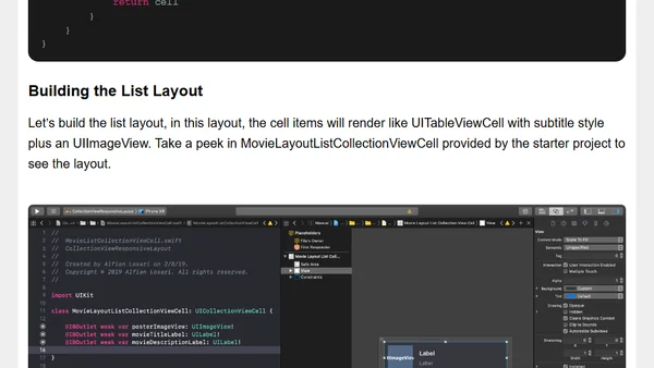 Building Responsive and Adaptive iOS App with UICollectionView
