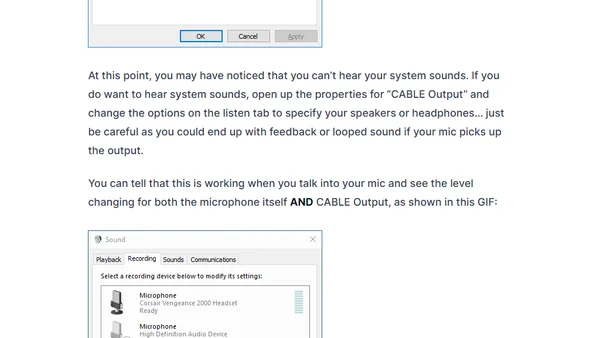 Echo, Echo: Combine System Sounds with your Microphone for Skype for Business Presentations