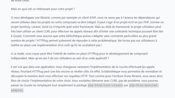 Pourquoi vous devriez utiliser la librairie HTTPlug dans vos projets