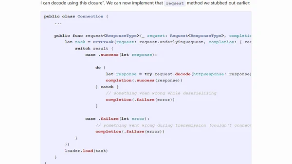 HTTP in Swift, Part 18: Wrapping Up