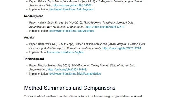 Comparing Different Automatic Image Augmentation Methods in PyTorch