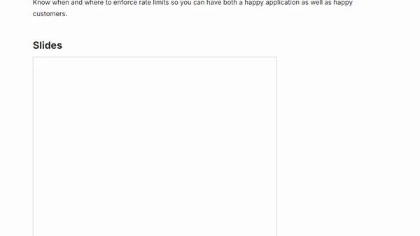 Talk - Approaches to application request throttling - VISUG User Group - Belgium