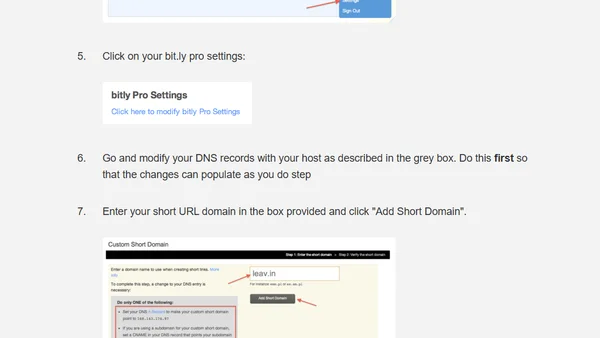 Custom Domain URL Shorteners with bit.ly