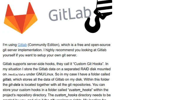 Git hooks