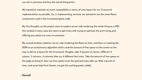 Puzzmo Tech Stack: 2025