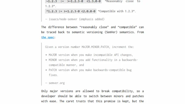 "npm install --save" No Longer Using Tildes