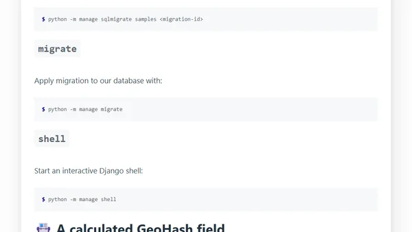 Database generated columns⁽³⁾: GeoDjango & PostGIS