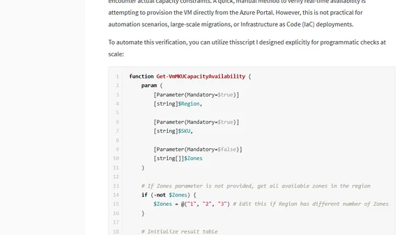 Understanding And Overcoming Azure VM SKU Capacity Limitations